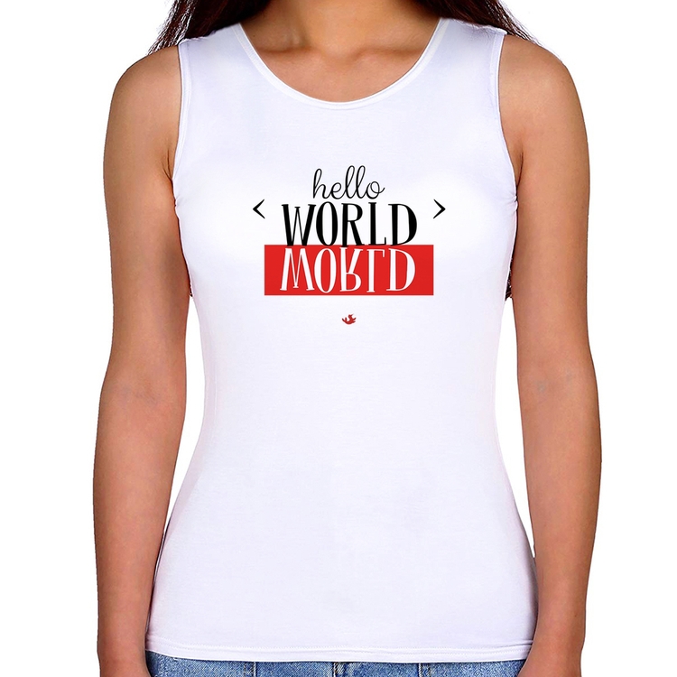 Regata Feminina Hello World
