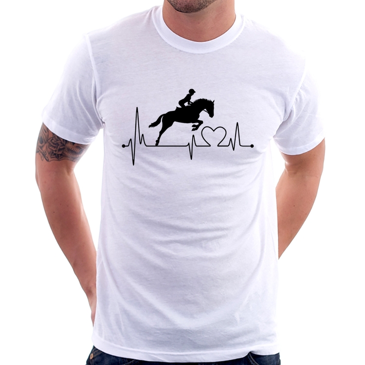 Camiseta Hipismo Batimentos Cardíacos