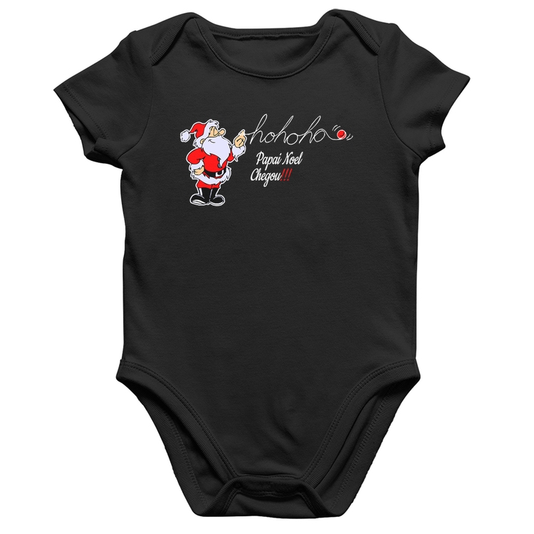 Body Bebê Algodão Ho Ho Ho Papai Noel Chegou