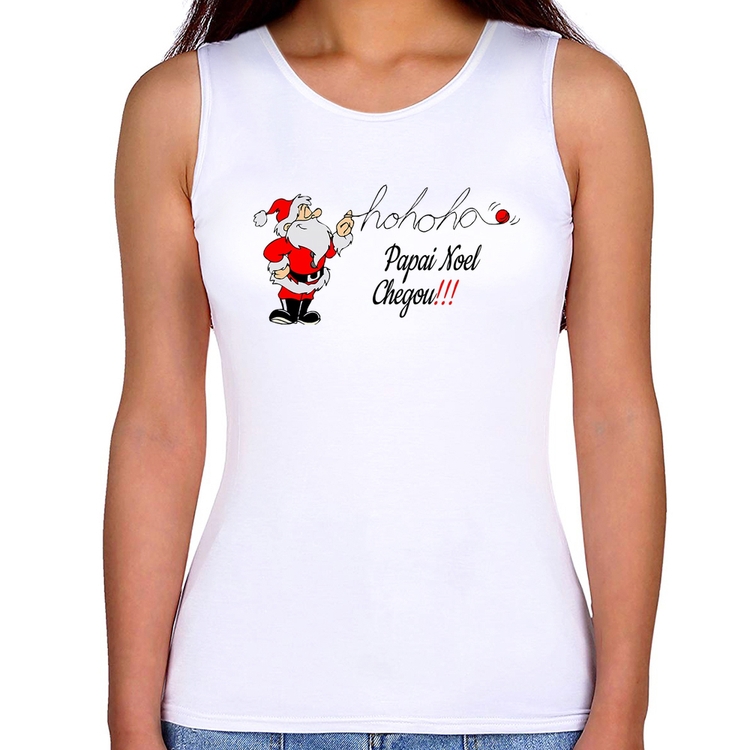 Regata Feminina Ho Ho Ho Papai Noel Chegou