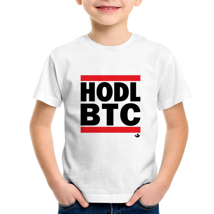 Camiseta Infantil Hodl BTC