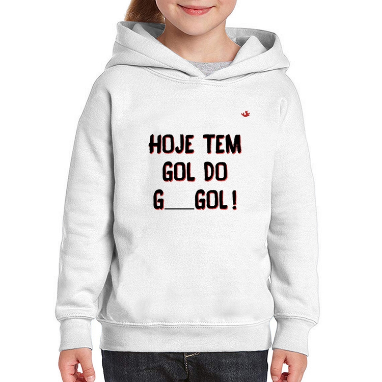 Moletom Infantil Hoje tem gol do G ___ gol!