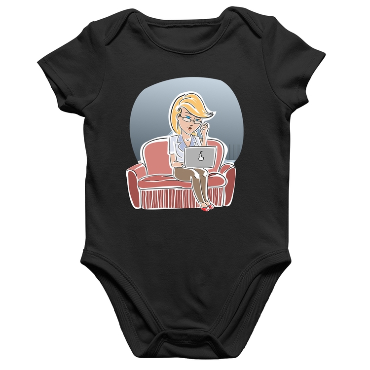 Body Bebê Algodão Home Office