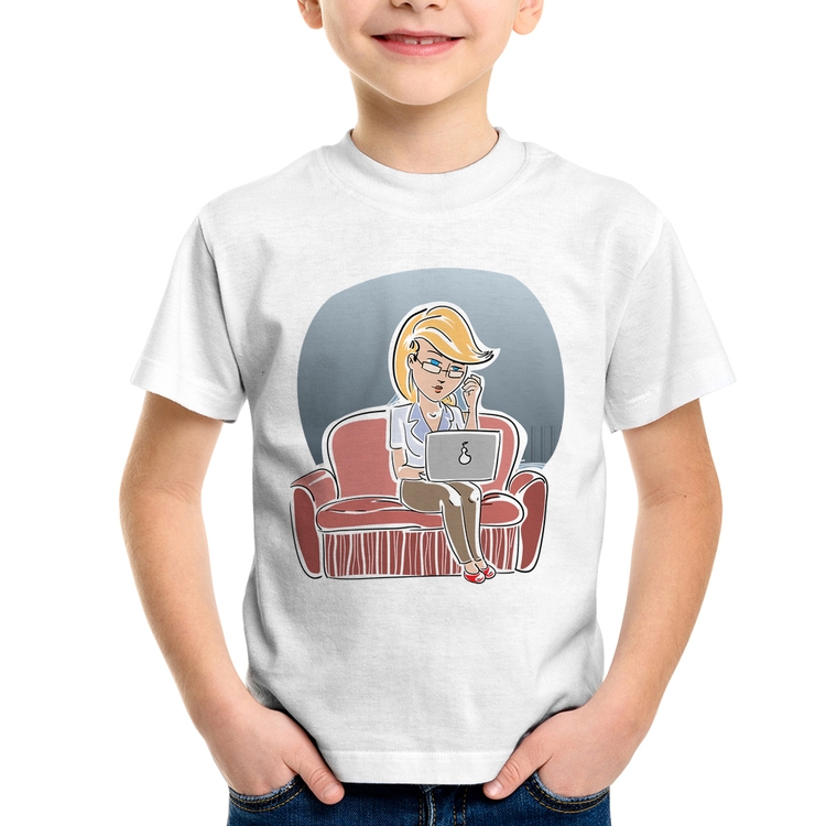 Camiseta Infantil Home Office