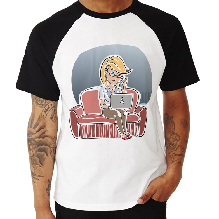 Camiseta Raglan Home Office