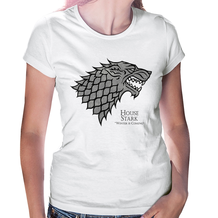 Baby Look House Stark: Winter is Coming
