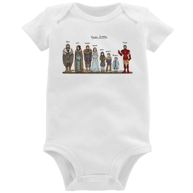Body Bebê House Stark Tony Stark