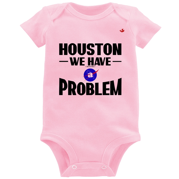Body Bebê Houston, we have a problem - Rosa Bebê