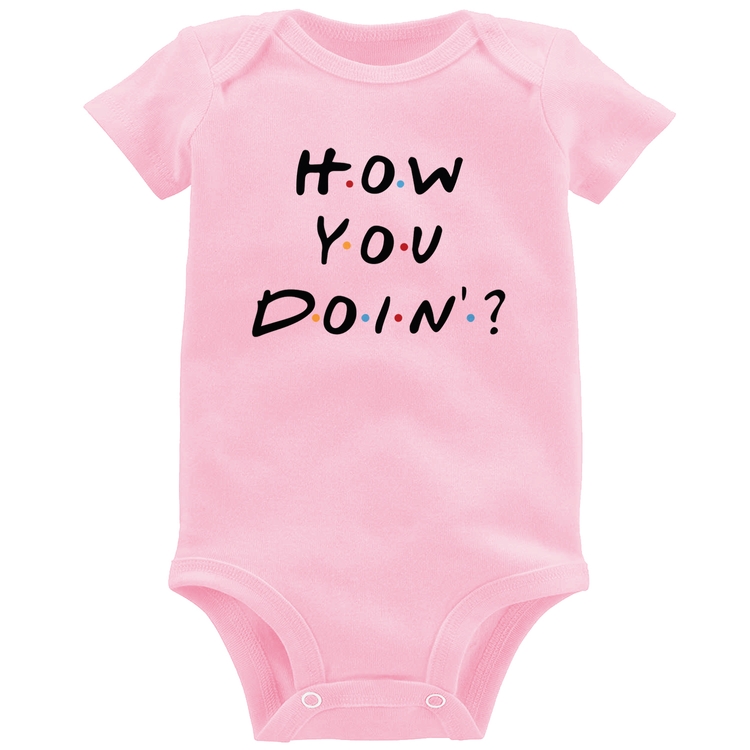 Body Bebê How You Doin? - Rosa Bebê