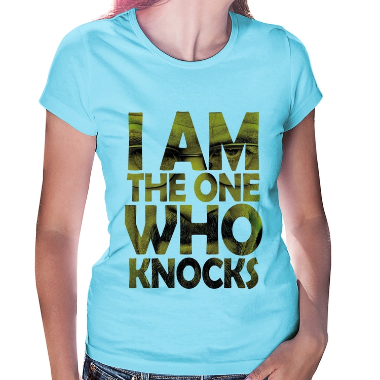 Baby Look I Am The One Who Knocks - Azul Bebê