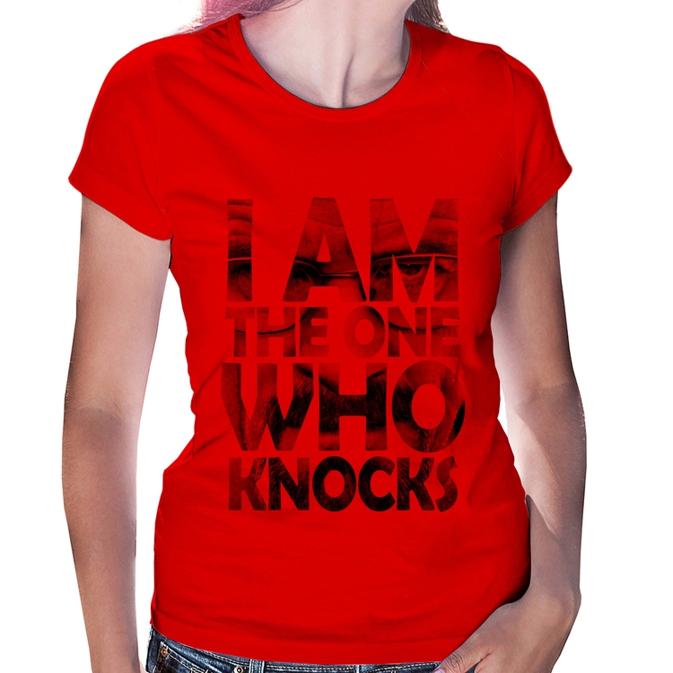 Baby Look I Am The One Who Knocks - Vermelha