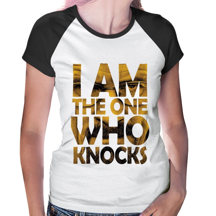 Baby Look Raglan I Am The One Who Knocks