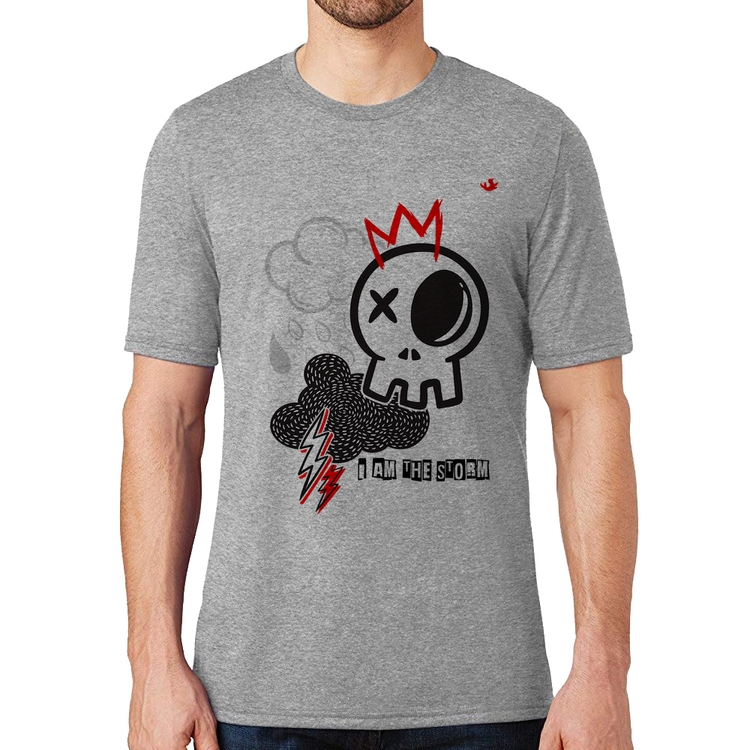 Camiseta I am the storm - Cinza