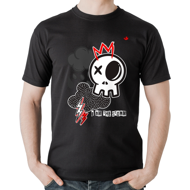 Camiseta Algodão I am the storm