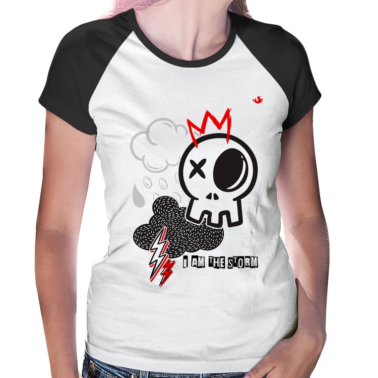 Baby Look Raglan I am the storm