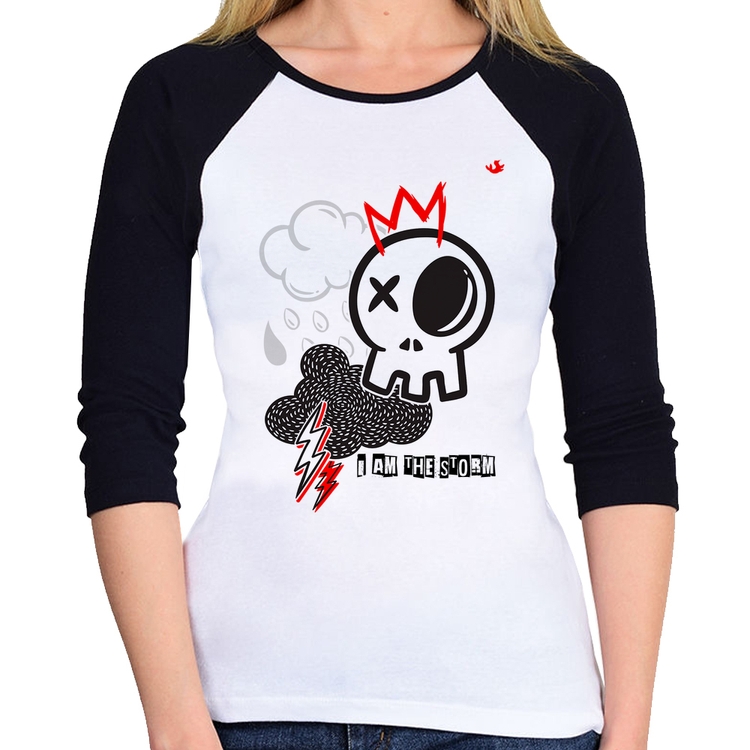 Baby Look Raglan I am the storm Manga 3/4