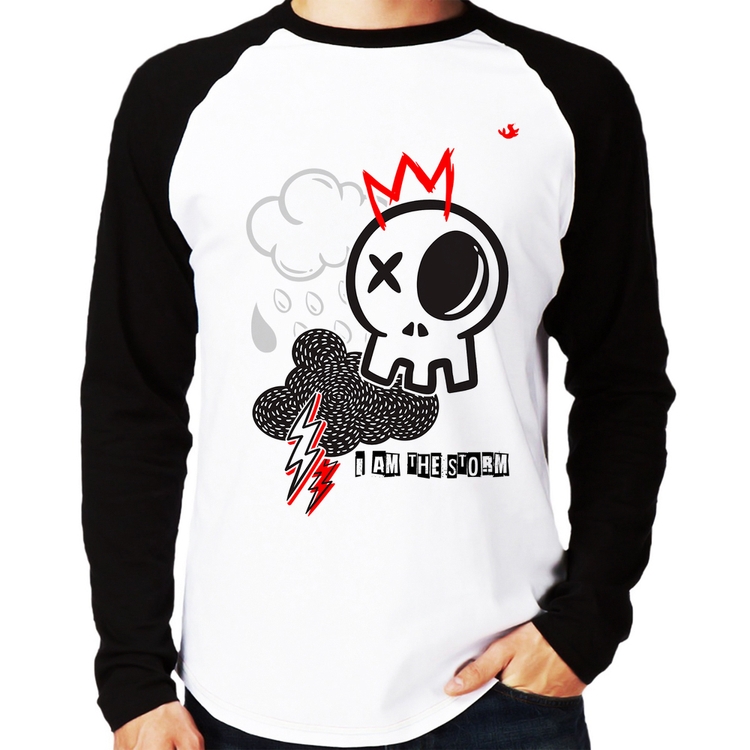 Camiseta Raglan I am the storm Manga Longa