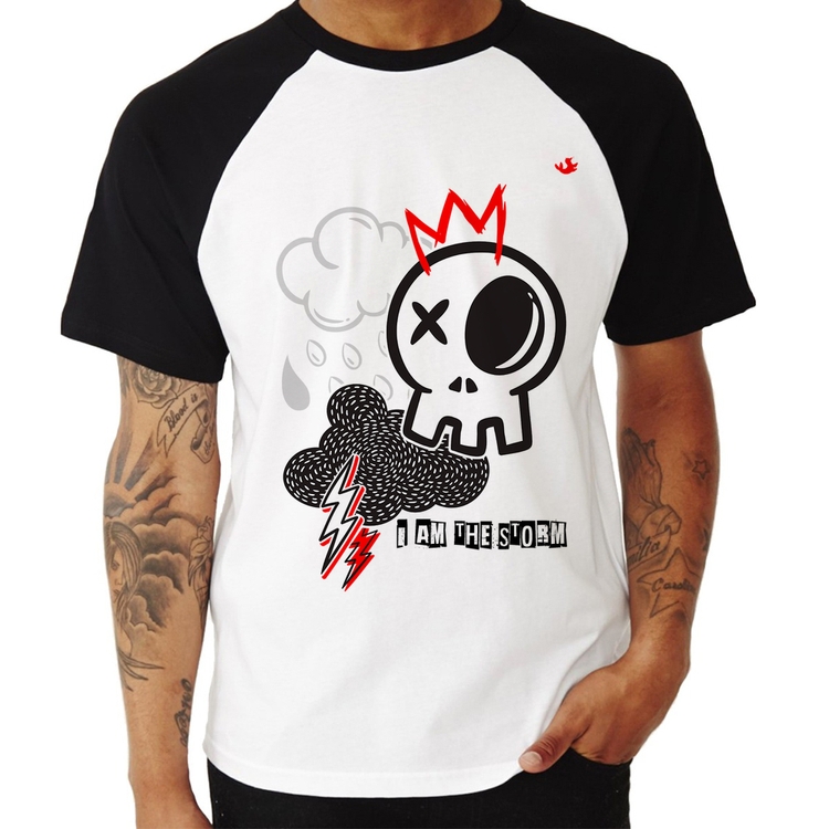Camiseta Raglan I am the storm