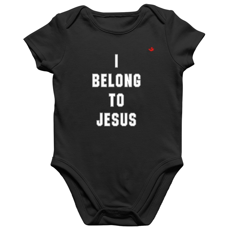 Body Bebê Algodão I belong to Jesus