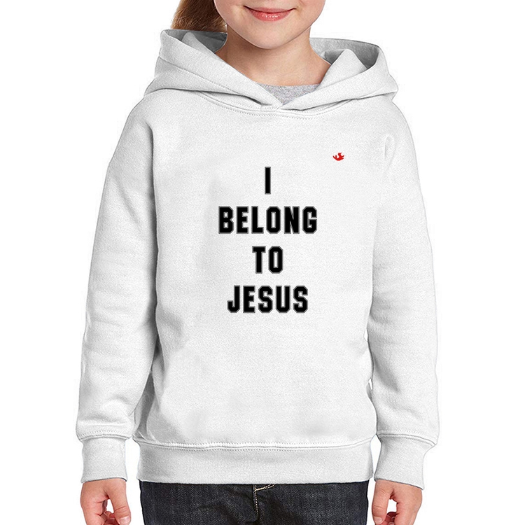 Moletom Infantil I belong to Jesus