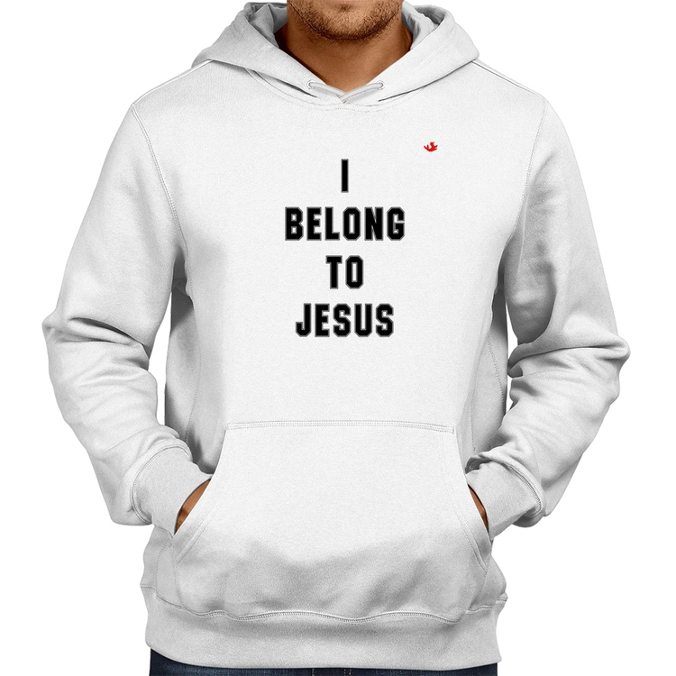Moletom I belong to Jesus - Branco