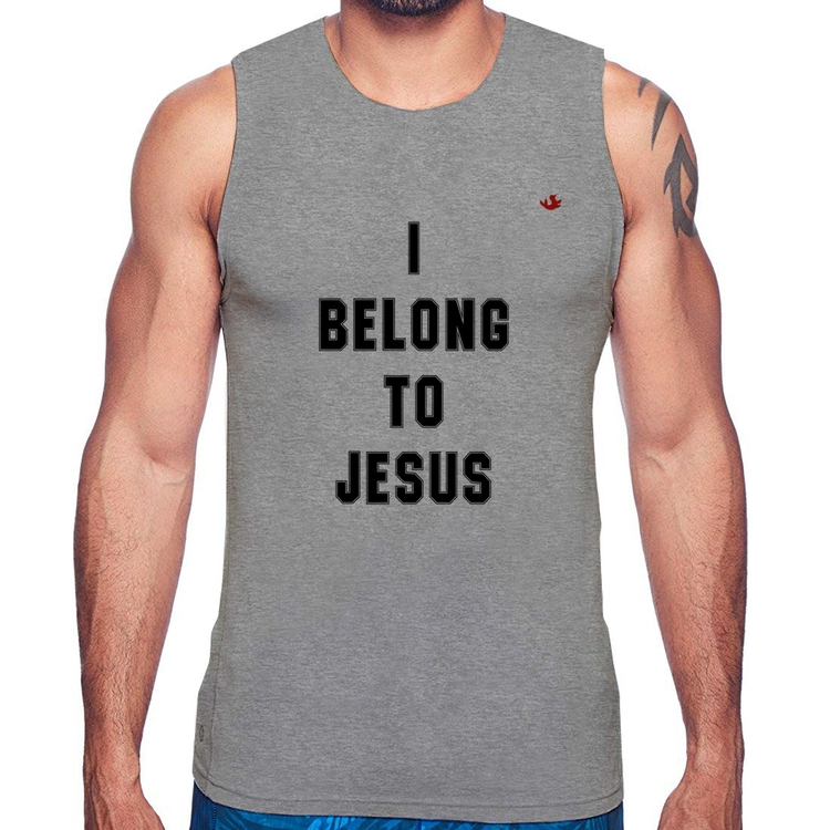 Regata I belong to Jesus - Cinza