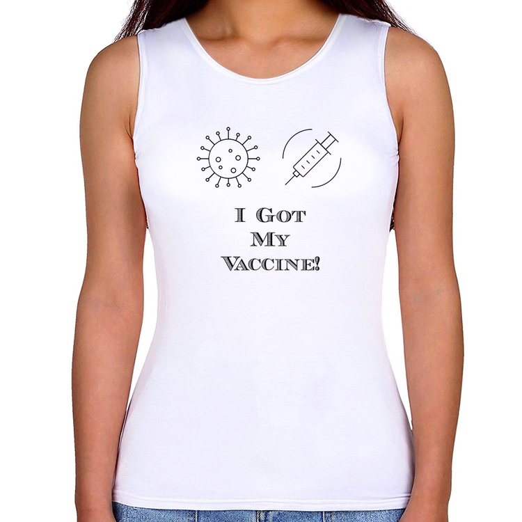 Regata Feminina I Got My Vaccine
