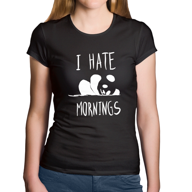 Baby Look Algodão I Hate Mornings