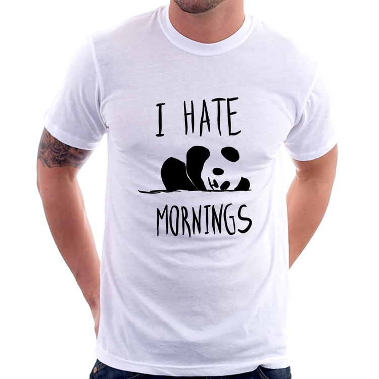 Camiseta I Hate Mornings