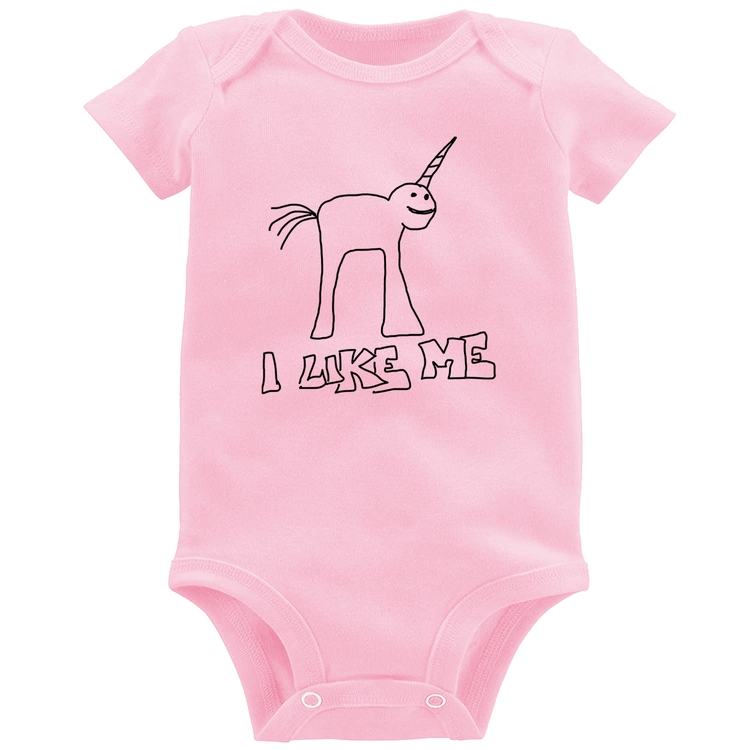 Body Bebê I Like Me - Rosa Bebê