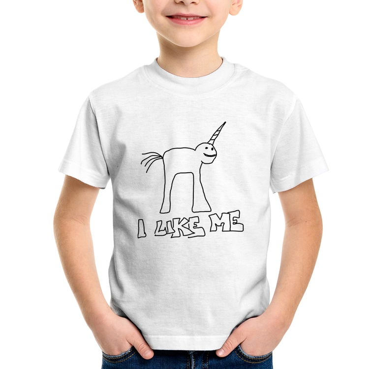 Camiseta Infantil I Like Me