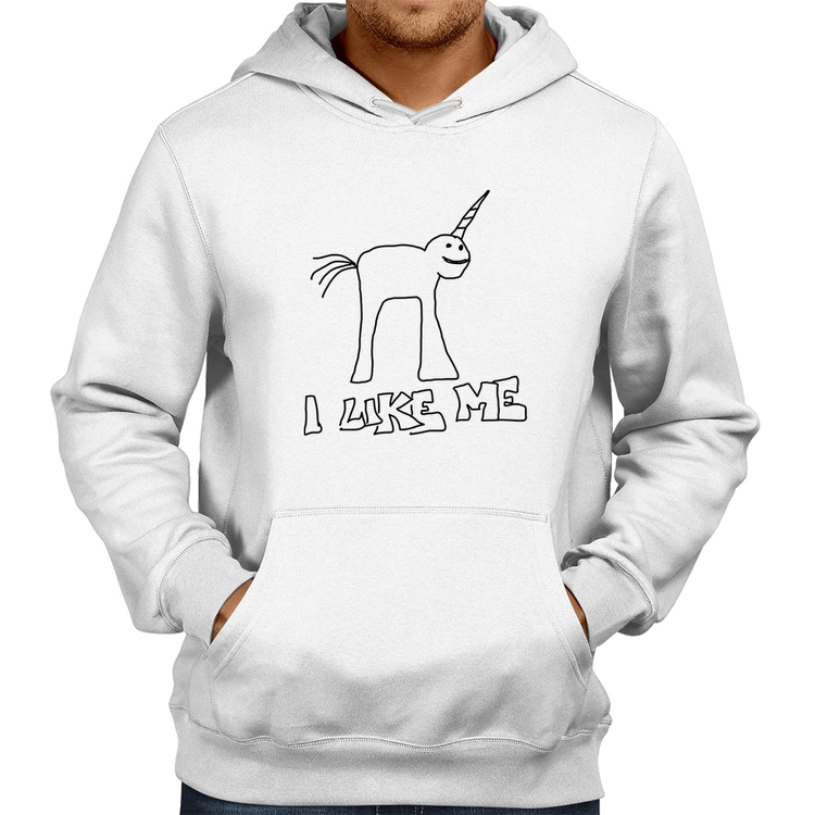 Moletom I Like Me - Branco