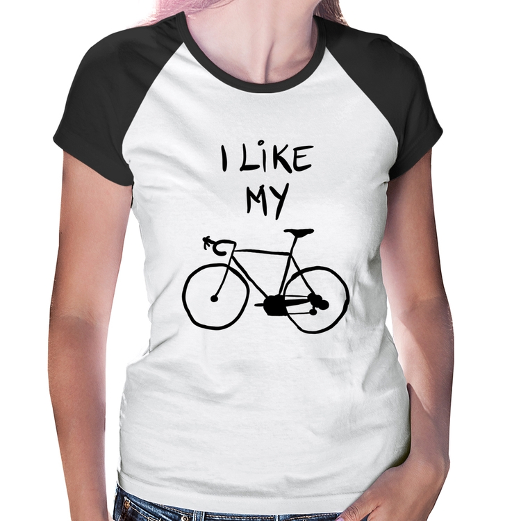 Baby Look Raglan I Like My Bike