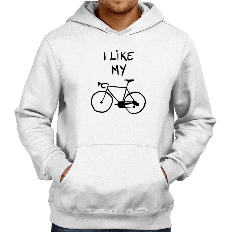 Moletom I Like My Bike - Branco