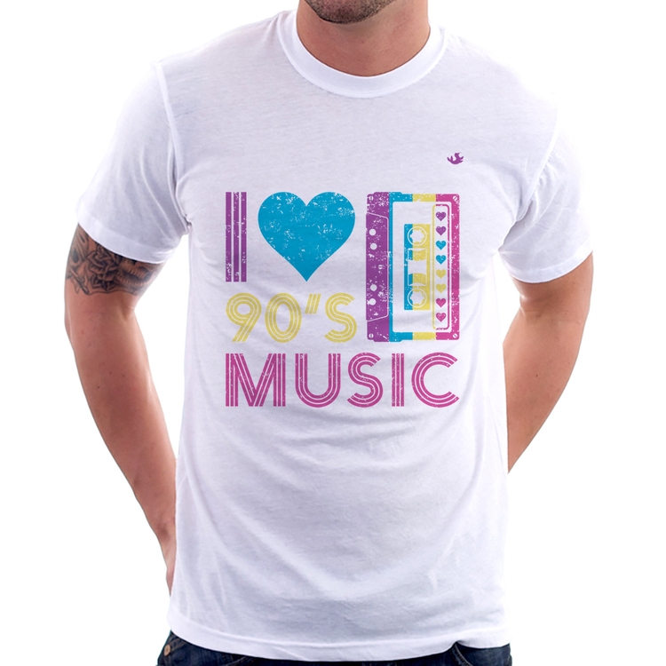 Camiseta I love 90's music