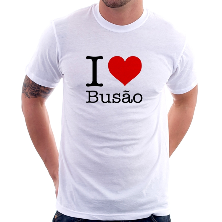 Camiseta I love Busão