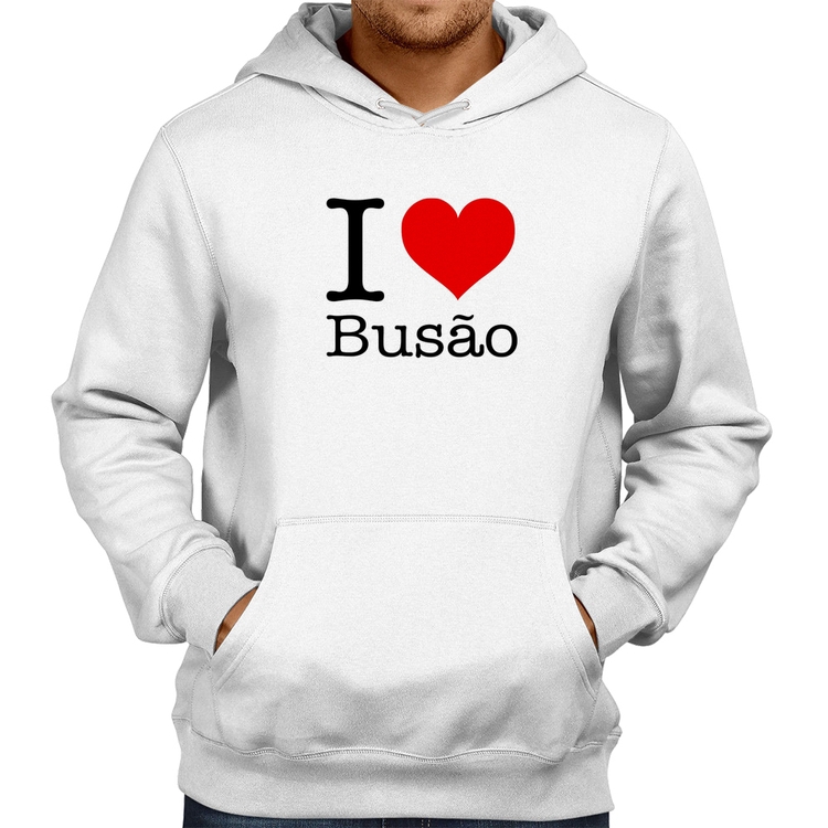 Moletom I love Busão - Branco