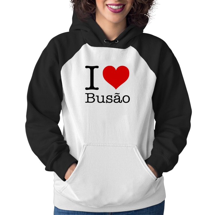 Moletom Feminino I love Busão