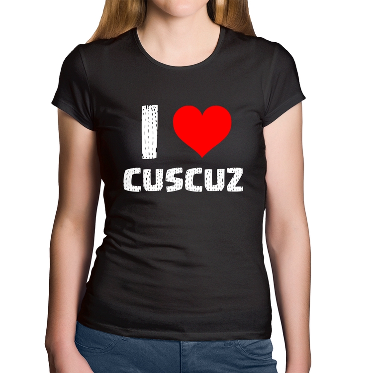 Baby Look Algodão I love cuscuz
