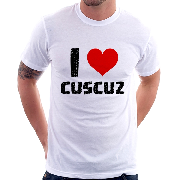 Camiseta I love cuscuz