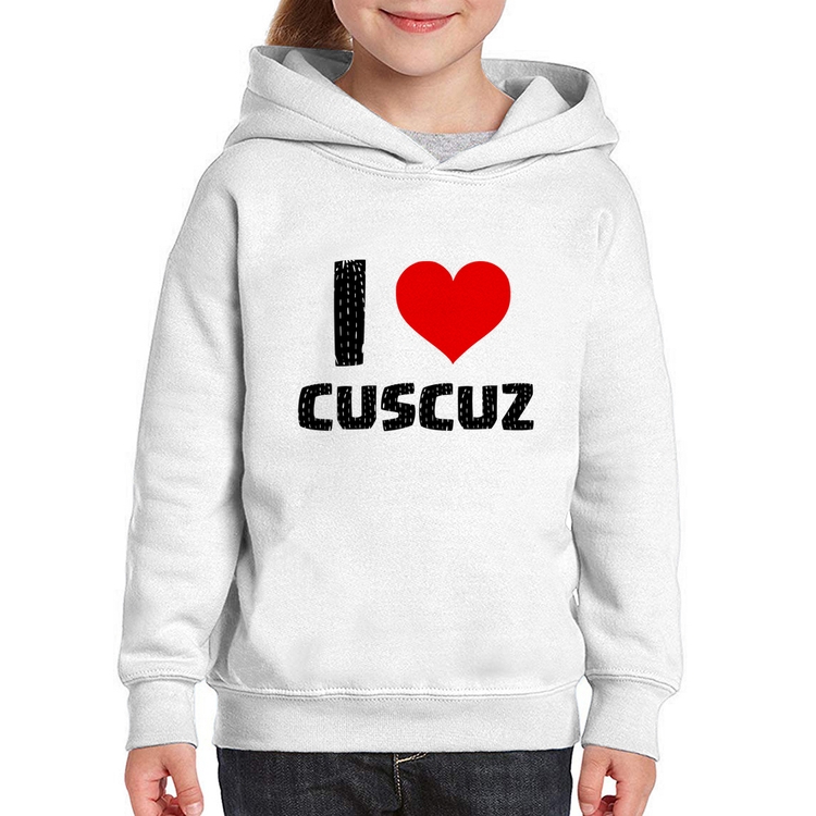 Moletom Infantil I love cuscuz