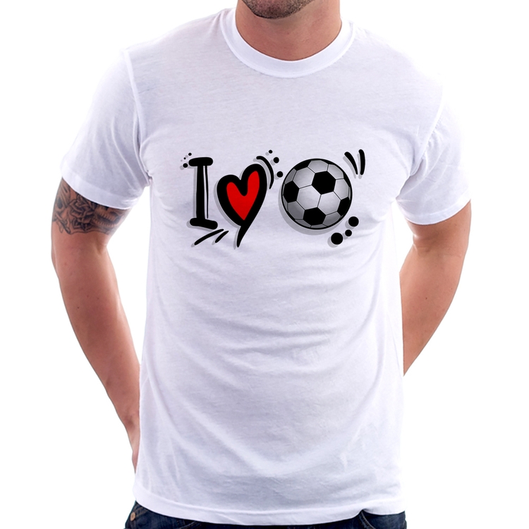 Camiseta I Love Futebol