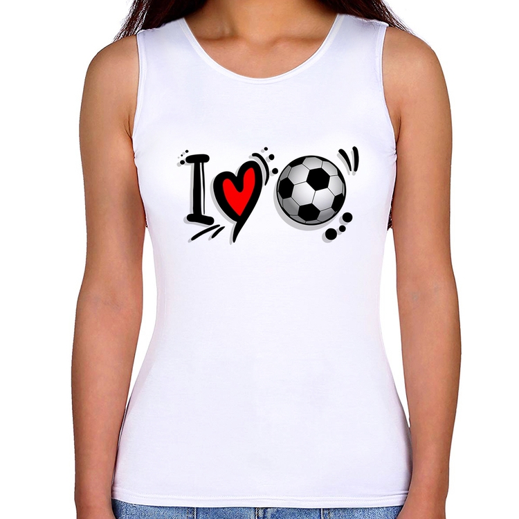 Regata Feminina I Love Futebol