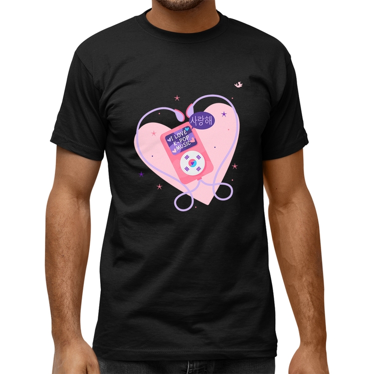 Camiseta Quality I love k-pop