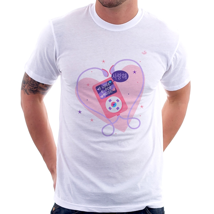 Camiseta I love k-pop