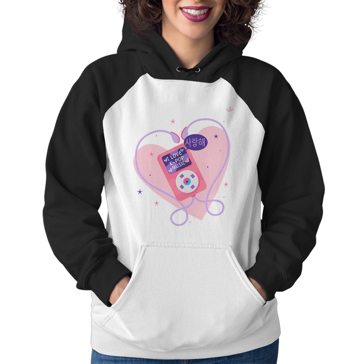 Moletom Feminino I love k-pop