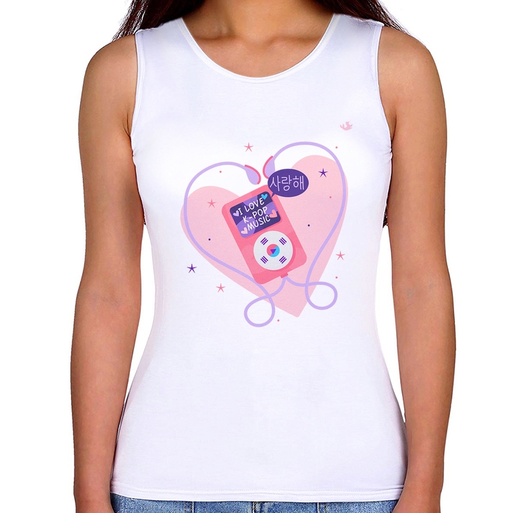 Regata Feminina I love k-pop