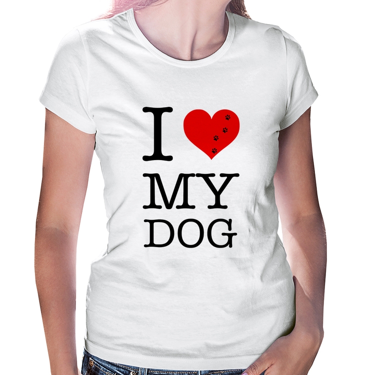 Baby Look I love My Dog