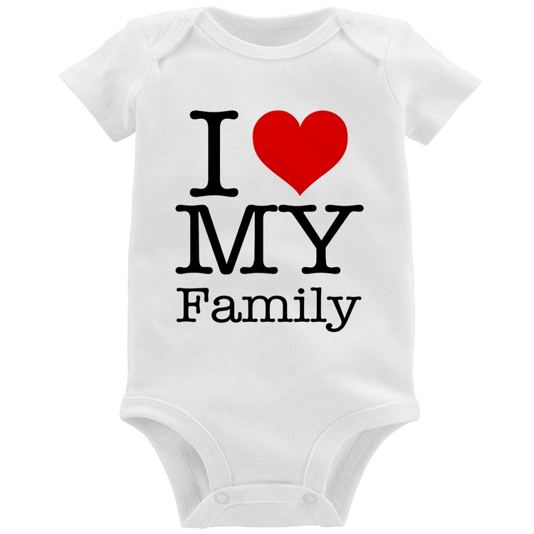 Body Bebê I Love My Family