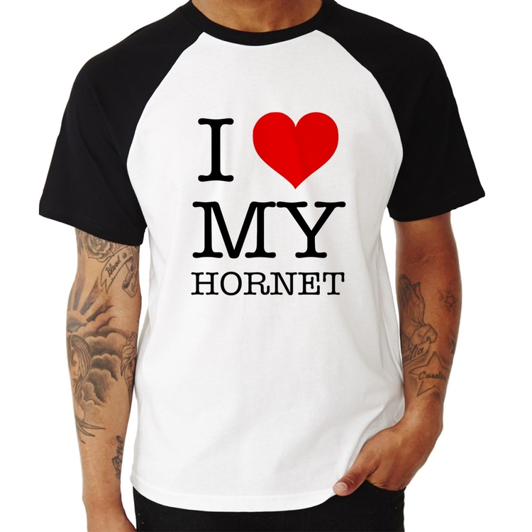 Camiseta Raglan I Love My Hornet